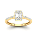 0.50 Carat Diamond Yellow Gold Ladies Ring