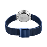 BERING Ceramic Wave Diamond Mesh Watch Blue 27mm Blue Diamond Dial Women's Watch 10725-307
