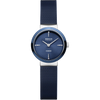 BERING Ceramic Wave Diamond Mesh Watch Blue 27mm Blue Diamond Dial Women's Watch 10725-307