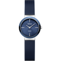 BERING Ceramic Wave Diamond Mesh Watch Blue 27mm Blue Diamond Dial Women's Watch 10725-307