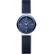 BERING Ceramic Wave Diamond Mesh Watch Blue 27mm Blue Diamond Dial Women's Watch 10725-307