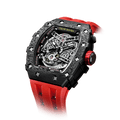 Tsar Bomba Elemental Carbon 43mm Black Skeleton Dial Men's Watch TB8208CF-39