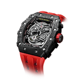 Tsar Bomba Elemental Carbon 43mm Black Skeleton Dial Men's Watch TB8208CF-39