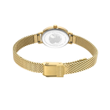 BERING Petite Oval Roman Numeral Mesh Watch Black 20mm Black Sunray Dial Women's Watch 11020-332