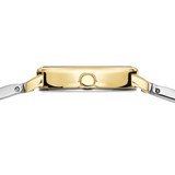BERING Petite Oval Link Watch Gold 20mm White Dial Women's Watch 11020-714