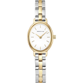 BERING Petite Oval Link Watch Gold 20mm White Dial Women's Watch 11020-714