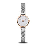 BERING Classic Polished Rose Gold 22mm Silver Dial Women's Watch 11022-064-Lovely-2-GWP170