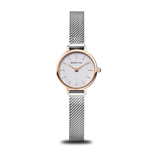 BERING Classic Polished Rose Gold 22mm Silver Dial Women's Watch 11022-064-Lovely-2-GWP170