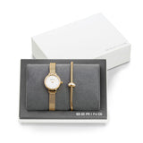 BERING Classic Polished Gold 22mm White Dial Women's Watch 11022-334-Lovely-1-GWP190