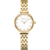 BERING Demi Roman Numeral Sparkling Link Watch Gold 28mm White Dial Women's Watch 11028-734