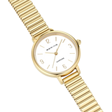 BERING Numerical Link Watch Gold 28mm White Dial Women's Watch 11028-934