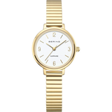 BERING Numerical Link Watch Gold 28mm White Dial Women's Watch 11028-934