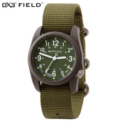 Bertucci DX3 Field Green Dial Green Nylon Men's Watch 11117