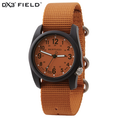 Bertucci DX3 Field Orange Dial Orange Nylon Men's Watch 11118