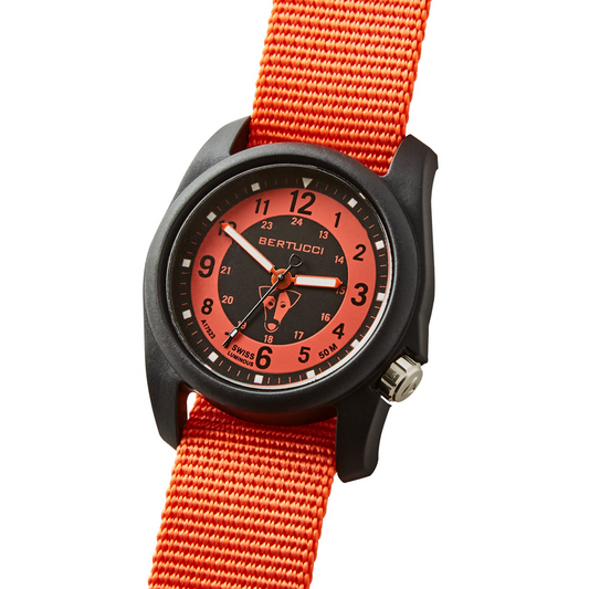 Bertucci DX3 Field Base Camp Enzo Orange Men's Watch 11119