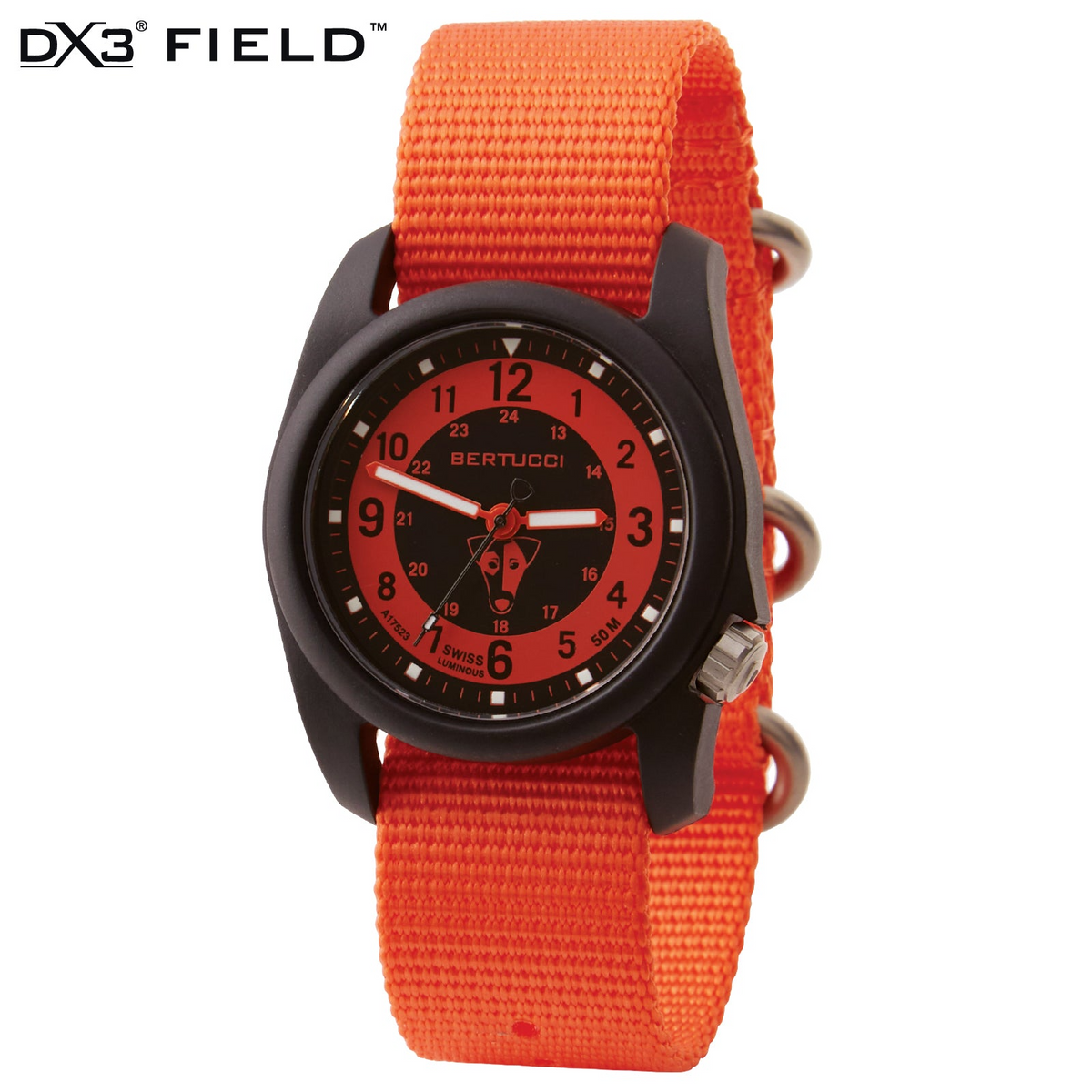 Bertucci DX3 Field Base Camp Enzo Orange Men's Watch 11119