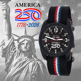 Bertucci DX3 Field America 250 40mm Black Dial Men's Watch 11156