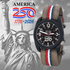 Bertucci DX3 Field America 250 40mm Black Dial Men's Watch 11157