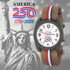Bertucci DX3 Field America 250 40mm White Dial Men's Watch 11159