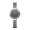 BERING Ceramic Polished Rose Gold 29mm Grey Dial Women's Watch 11429-369