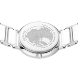 BERING Wave Ceramic Watch with Diamond White 29mm White Dial Women's Watch 11429-753