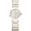BERING Wave Ceramic Watch with Diamond Gold White 29mm White Dial Women's Watch 11429-758