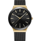 BERING Ceramic Date Mesh Watch Black Gold 46mm Black Dial Men's Watch 11440-132