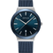 BERING Ceramic Date Mesh Watch Blue 46 mm Blue Dial Men's Watch 11440-307