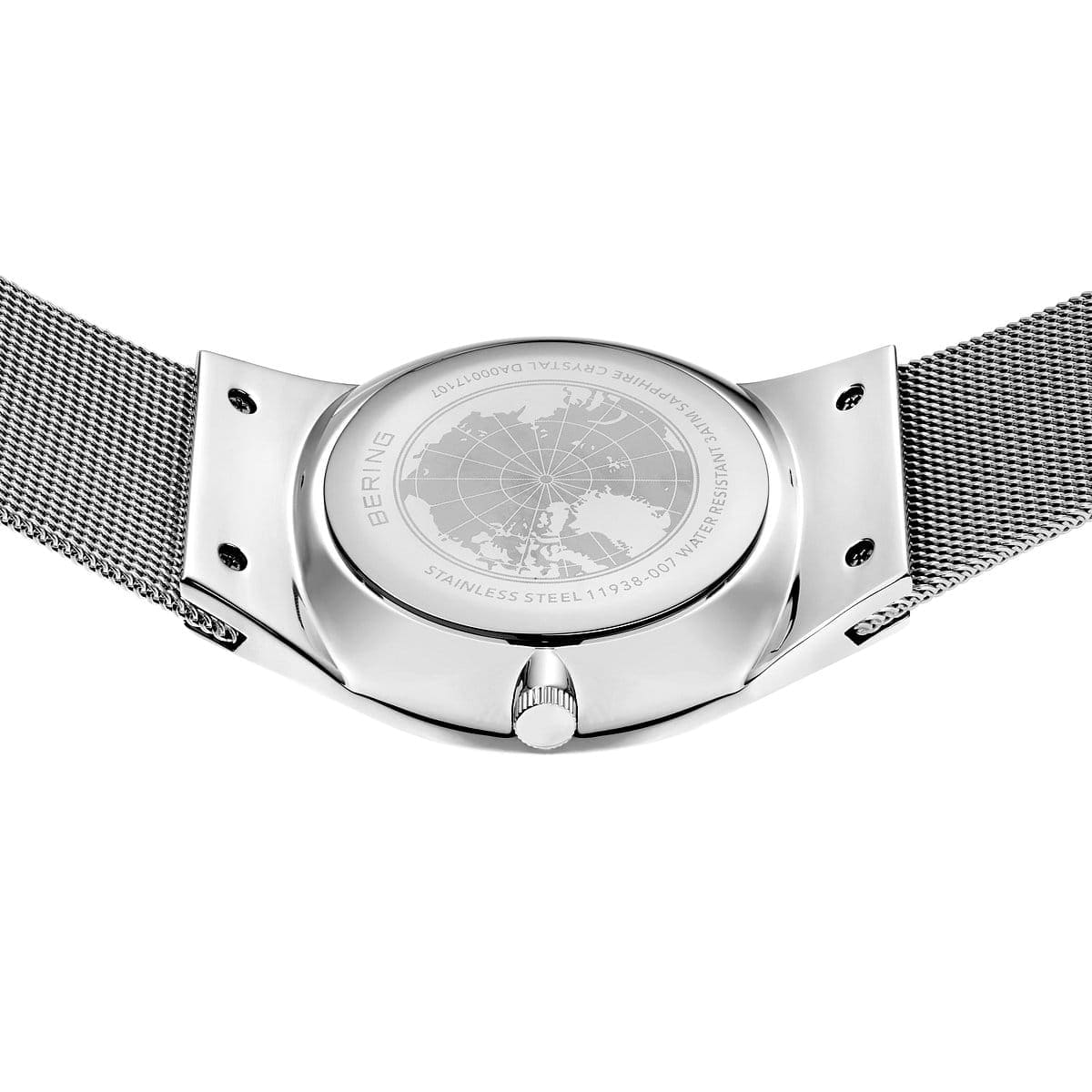 BERING Classic Polished Grey 40mm Grey Dial Men's Watch 11938-007