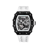 Tsar Bomba Elemental Carbon 43mm Black Skeleton Dial Men's Watch TB8208CF-40