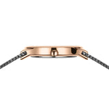 BERING Classic Polished Rose Gold 31mm Grey Sunray Dial Women's Watch 12131-369-GWP