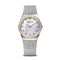 BERING Classic Polished Silver 30mm White Mother of Pearl Dial Women's Watch 12430-010