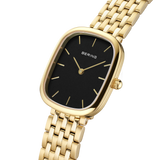 BERING Rectangular Link Watch Black 26mm Black Dial Women's Watch 12526-732