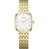 BERING Rectangular Link 26 mm Watch Gold 26mm White Dial Women's Watch 12526-734