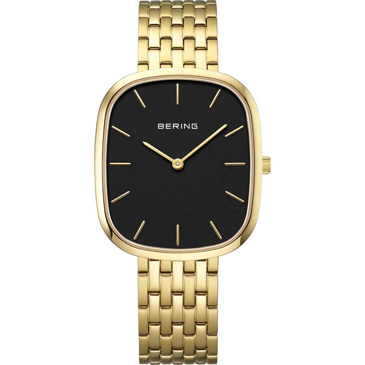 BERING Square Link Watch Black 26mm Black Dial Women's Watch 12532-732