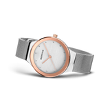 BERING Oval Mesh Watch Silver 34mm Silver Dial Women's Watch 12934-060