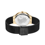 BERING Classic Polished Gold 34mm Black Mother of Pearl Dial Women's Watch 12934-132