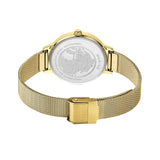 BERING Classic Polished Gold 34mm Black Sunray Dial Women's Watch 13434-332