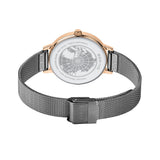 BERING Classic Polished Rose Gold 34mm Grey Dial Women's Watch Rose 13434-369