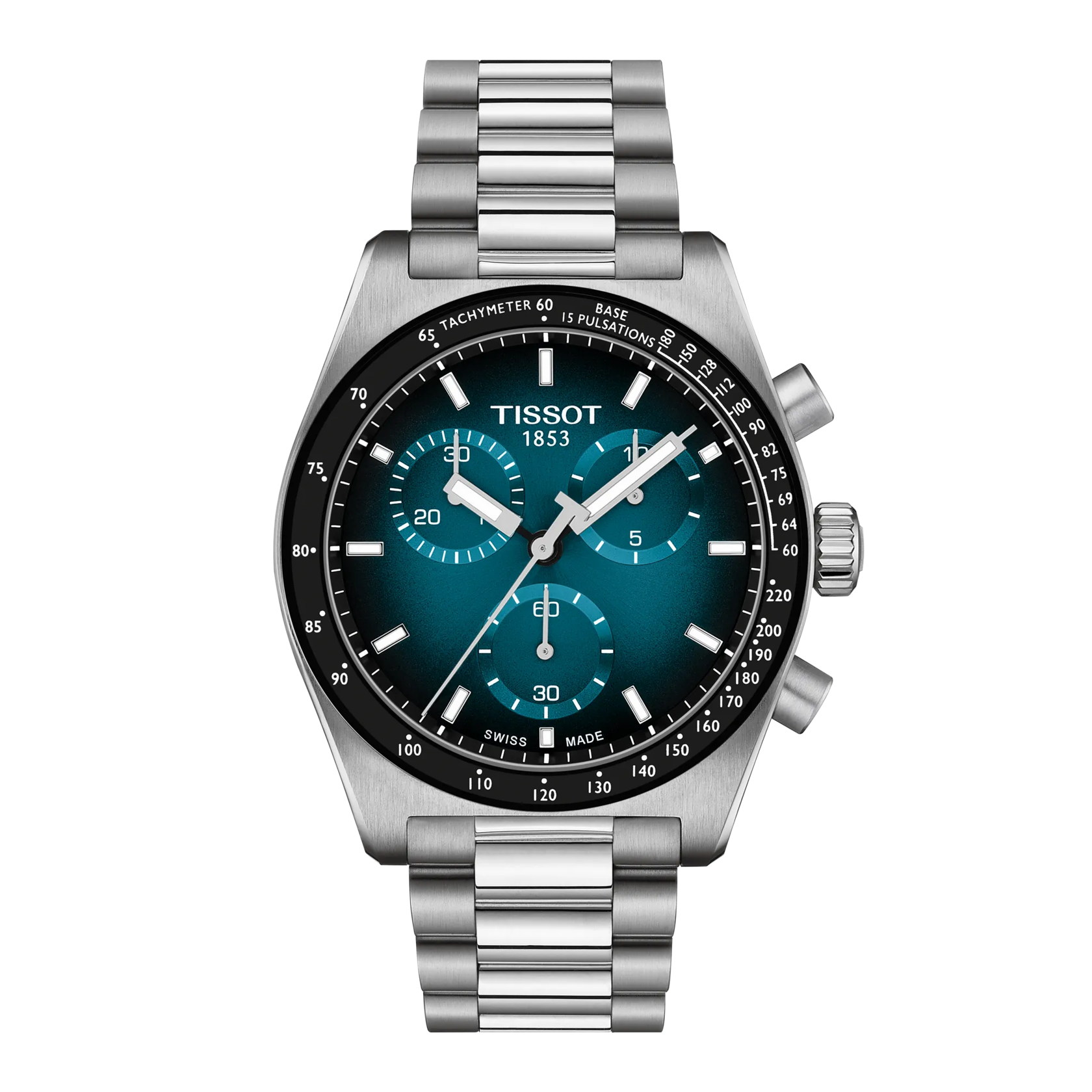 Tissot PR516 Chronograph 40mm Blue-Black Dial Men's Watch T1494171104101