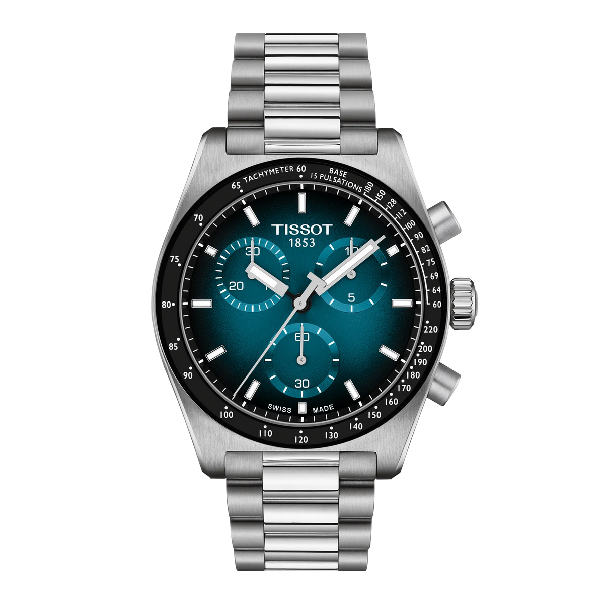 Tissot PR516 Chronograph 40mm Blue-Black Dial Men's Watch T1494171104101