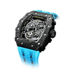 Tsar Bomba Elemental Carbon 43mm Black Skeleton Dial Men's Watch TB8208CF-41