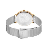 BERING Classic Polished Gold 34mm White Dial Women's Watch 14134-010