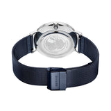 BERING Classic Brushed Silver 40mm Blue Sunray Dial Men's Watch 14240-300