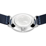 BERING Classic Brushed Silver 40mm Blue Sunray Dial Men's Watch 14240-300