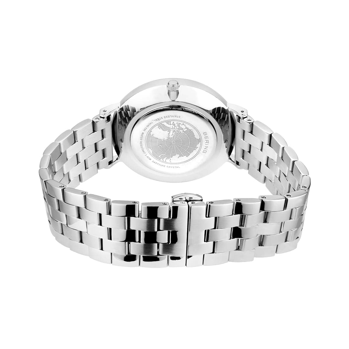 BERING Classic Polished Silver 40mm Silver Dial Men's Watch 14240-700