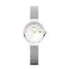 BERING Solar Polished Silver 26mm White Dial Women's Watch 14426-001