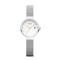 BERING Solar Polished Silver 26mm White Dial Women's Watch 14426-001