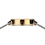 BERING Solar Polished Gold 26mm White Dial Women's Watch 14426-010