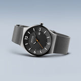 BERING Solar Brushed Grey 40mm Grey Dial Men's Watch 14440-077